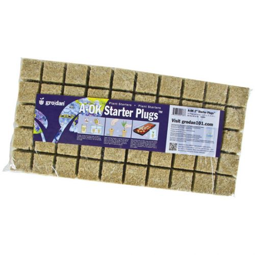 Grodan® A-OK Starter Plugs™ 2" sheet Unwrapped (Case)