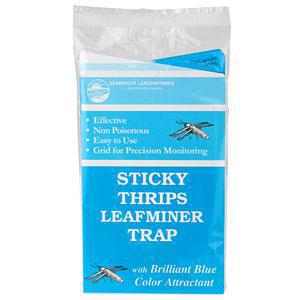 Seabright Laboratories, Sticky Thrips Leaf Miner Traps, Blue, 5 Pack
