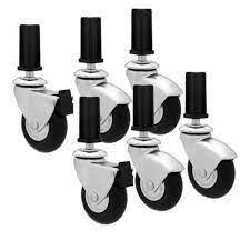 Fast Fit® Heavy Duty (HD) Caster Wheels, 6pc, Kit