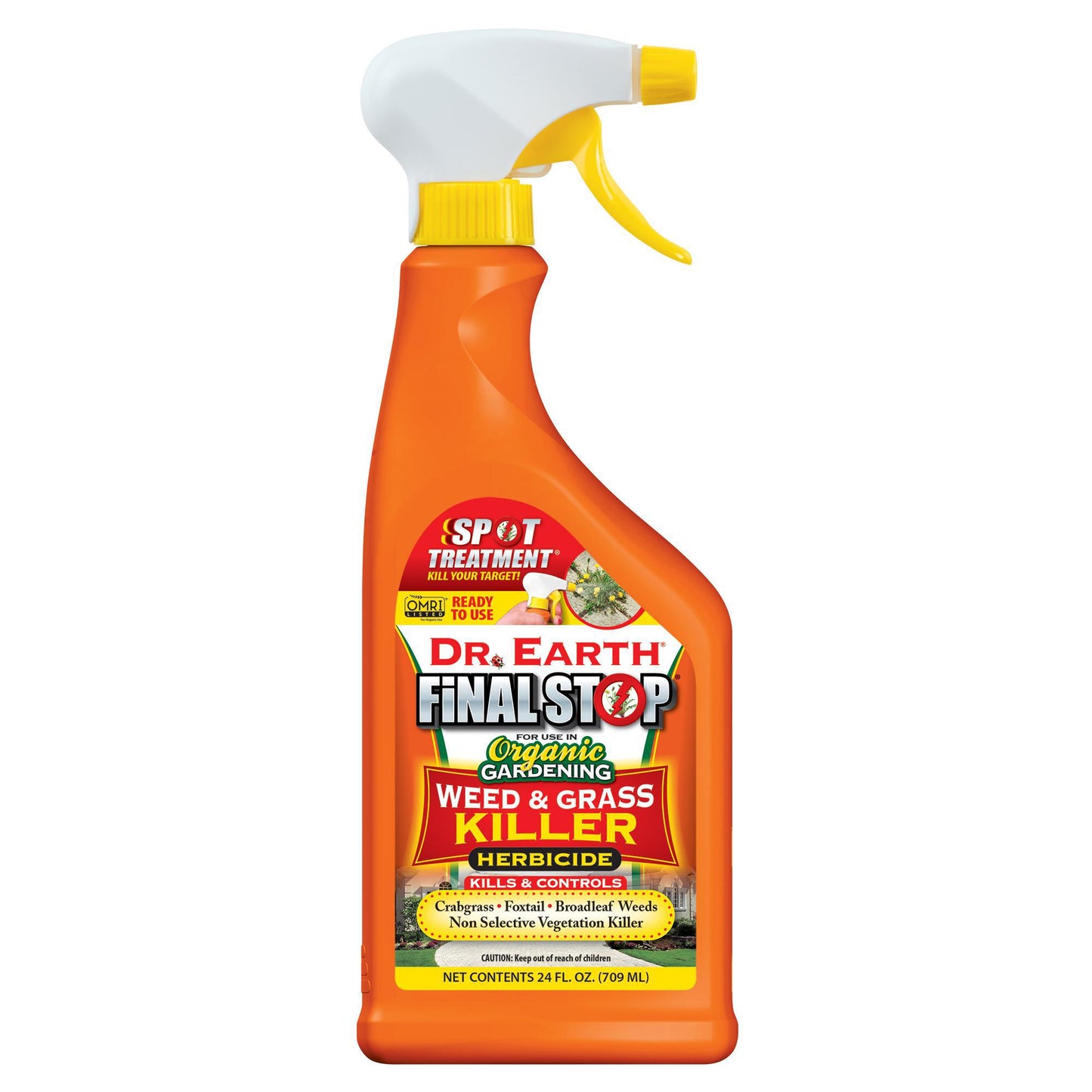 Dr. Earth Final Stop Weed & Grass Killer Herbicide Ready To Use 24oz