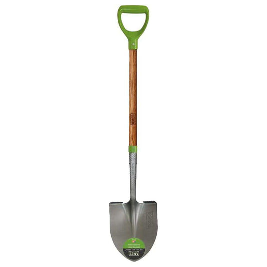 Ames® D-Handle Round Point Digging Shovel Ash Wood Handle