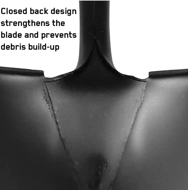 Ames® Razor-Back Long Wood Handle Round Point Shovel Brown