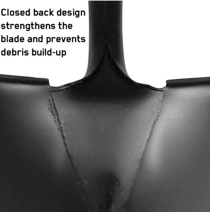 Ames® Razor-Back Long Wood Handle Round Point Shovel Brown
