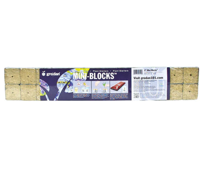 Grodan Improved Stone Wool Delta Starter Mini-Blocks - 2 inch x 2 inch x 1.5 inch Case